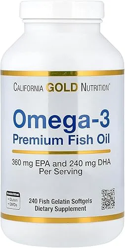 California Gold Nutrition オメガ3 プレミアムフィッシュオイル 240粒